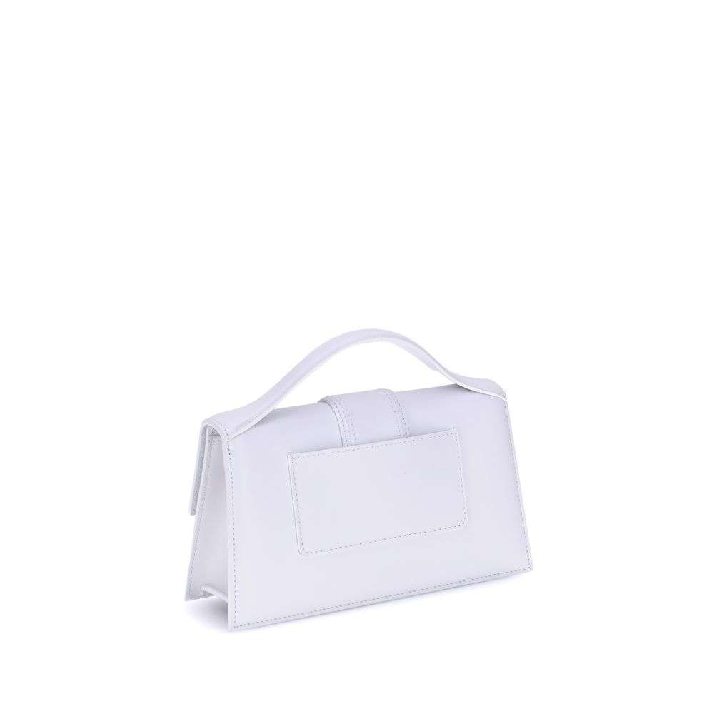 Jacquemus White Calf Leather Bos Taurus Handbag