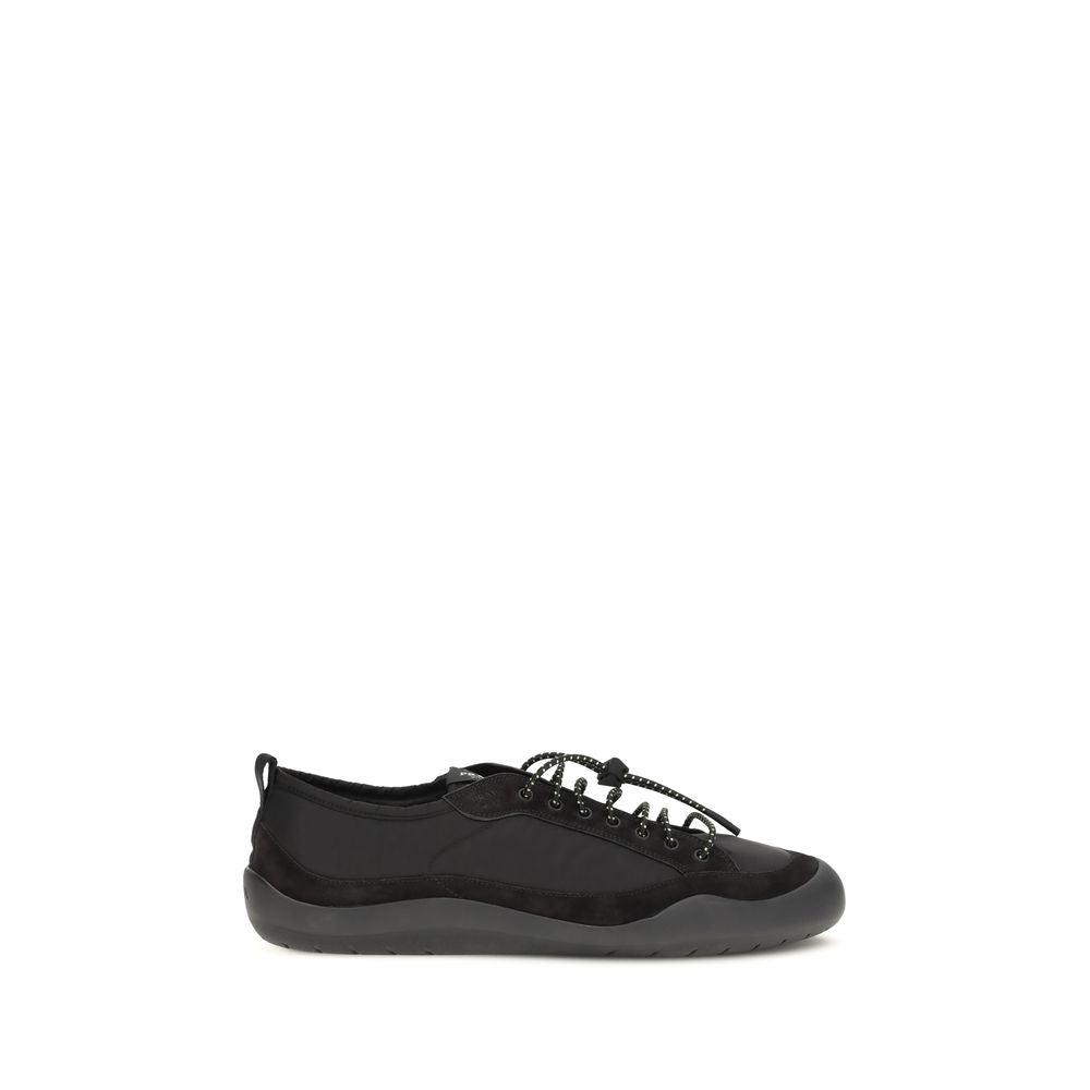 Prada Black Recycled Polyamide Athletic Sneakers - Zachava