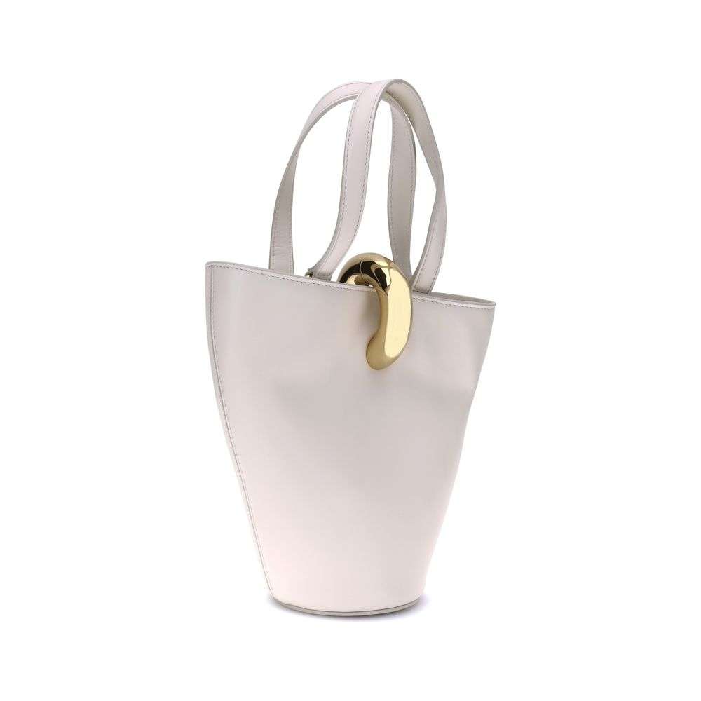 Jacquemus Beige Calf Leather Bos Taurus Shoulder Bag
