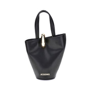 Jacquemus Black Calf Leather Bos Taurus Shoulder Bag