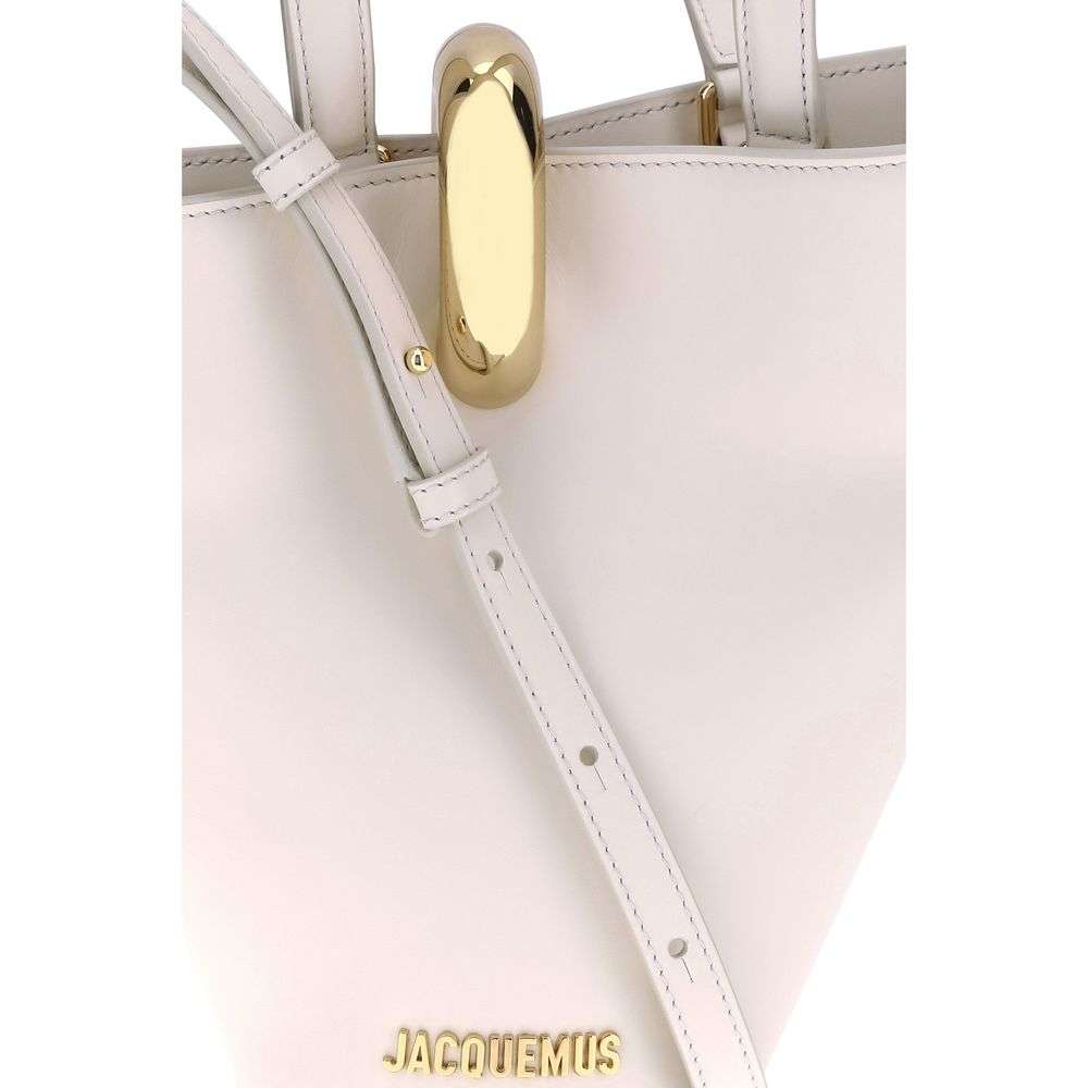 Jacquemus Beige Calf Leather Bos Taurus Shoulder Bag