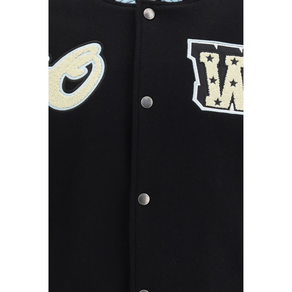 Off-White Black Wool Bomber