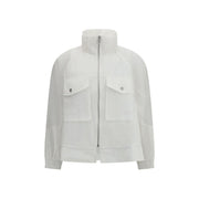 PINKO White Polyester Shell Jacket