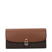 Michael Kors Brown Fabric Wallet
