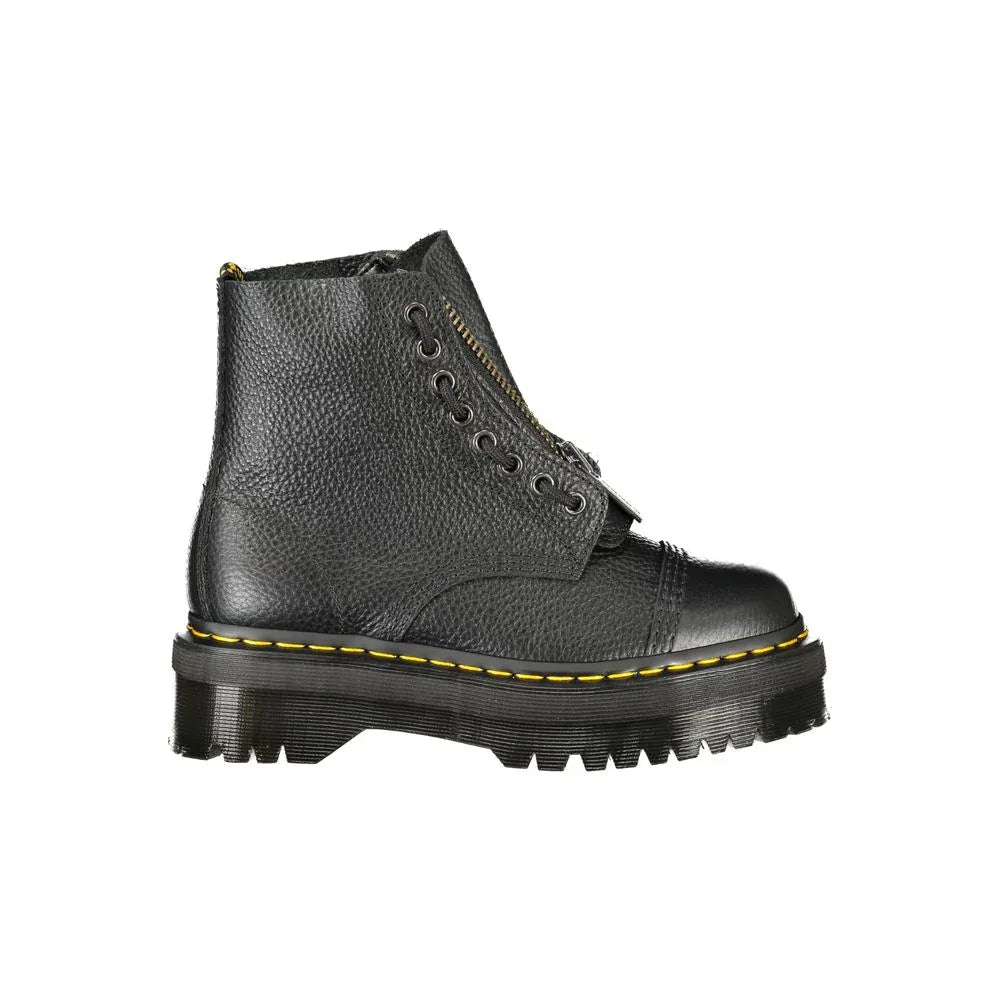 Dr. Martens Black Leather Unisex Ankle Boot - Zachava