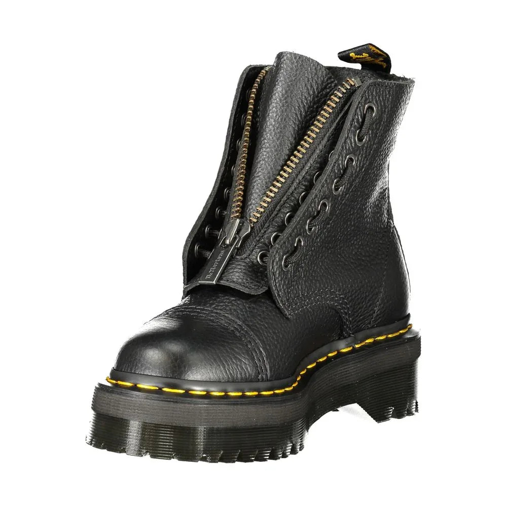 Dr. Martens Black Leather Unisex Ankle Boot - Zachava