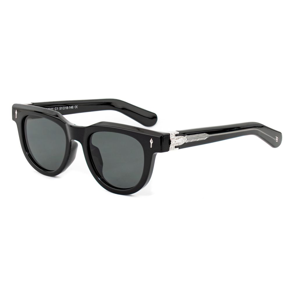 Bobroff Black Acetate Sunglasses - Zachava Main image