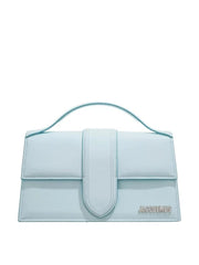 Jacquemus Pale blue Leather Le Grand Bambino Handbag