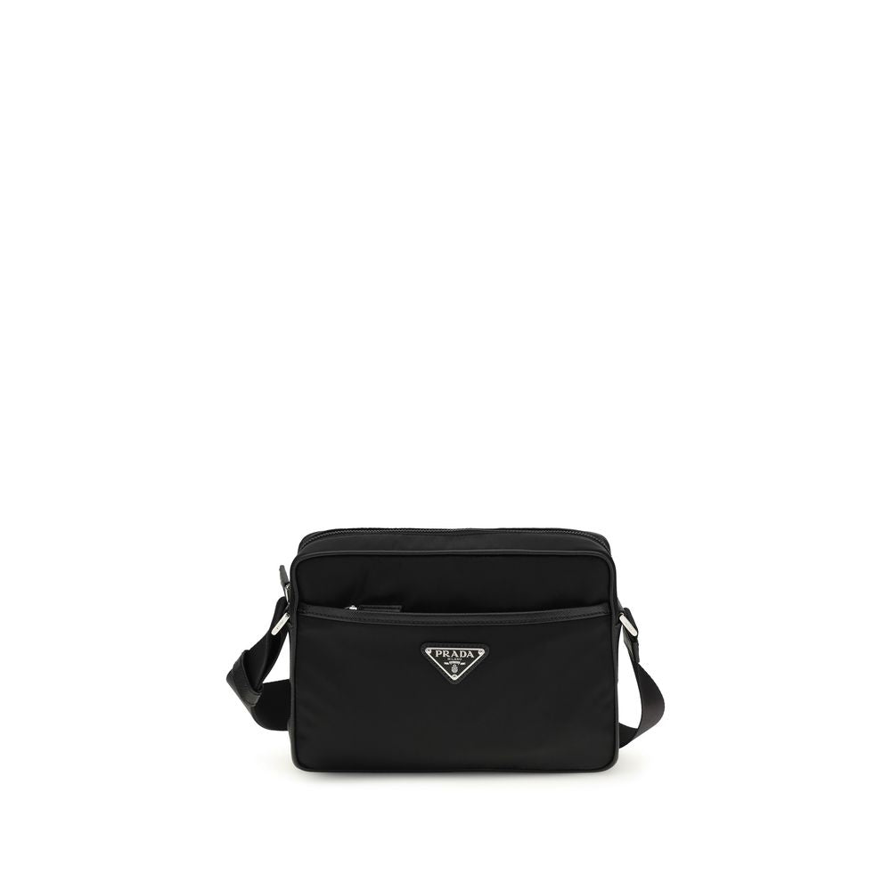 Prada Black Recycled Polyamide Shoulder Bag Main image