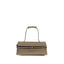 Moschino Beige Calf Leather Bos Taurus Shoulder Bag