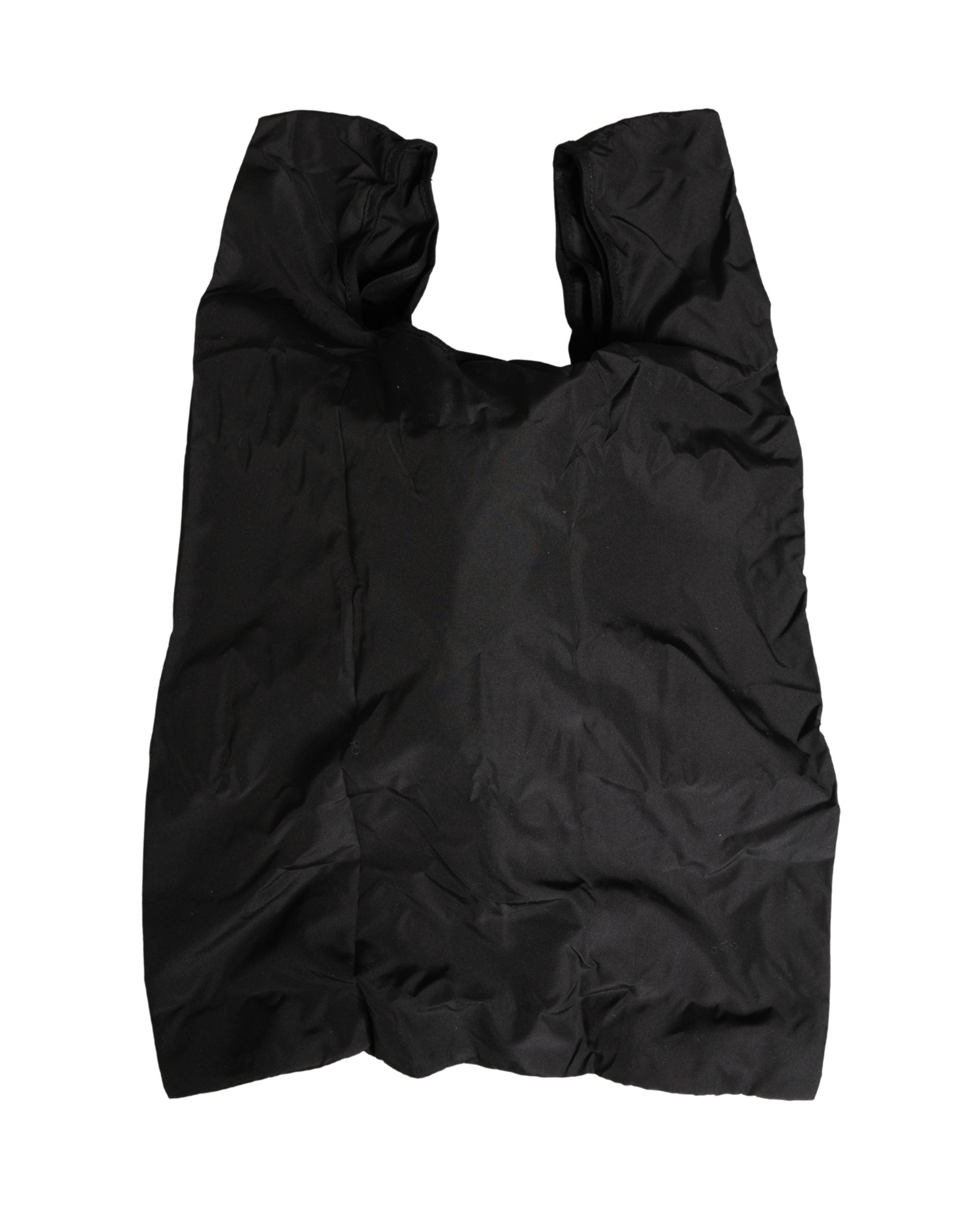 Dolce & Gabbana Men Black Polyester Panda Stuffed Ecobag Bag