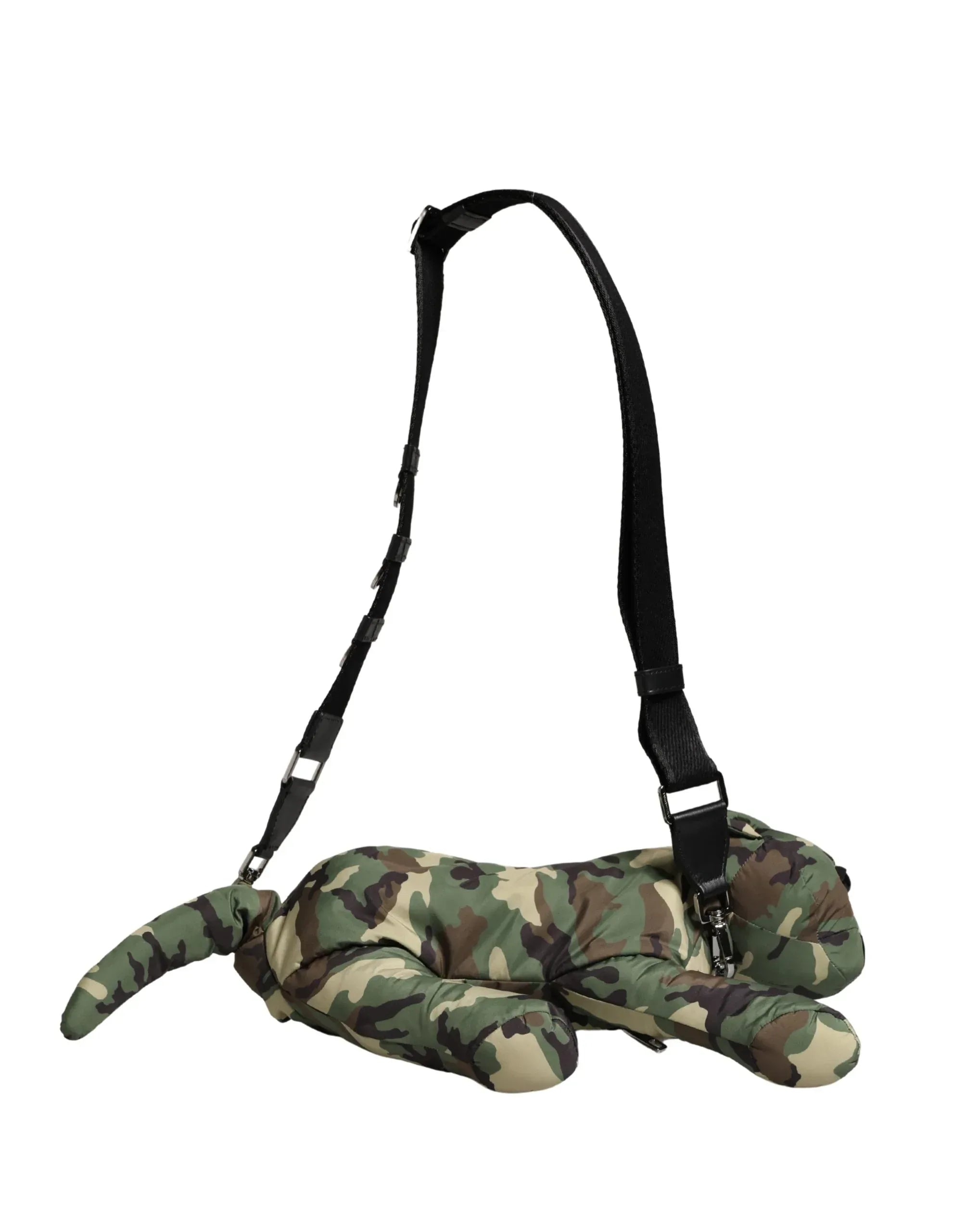 Dolce & Gabbana Multicolor Camouflage Animal Silhouette Waist Borse Bag - Zachava