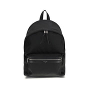 Saint Laurent Black Fabric Backpack