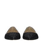 Jimmy Choo Black Plastic Ballet Flats