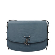 Jimmy Choo Blue Leather Crossbody Bag