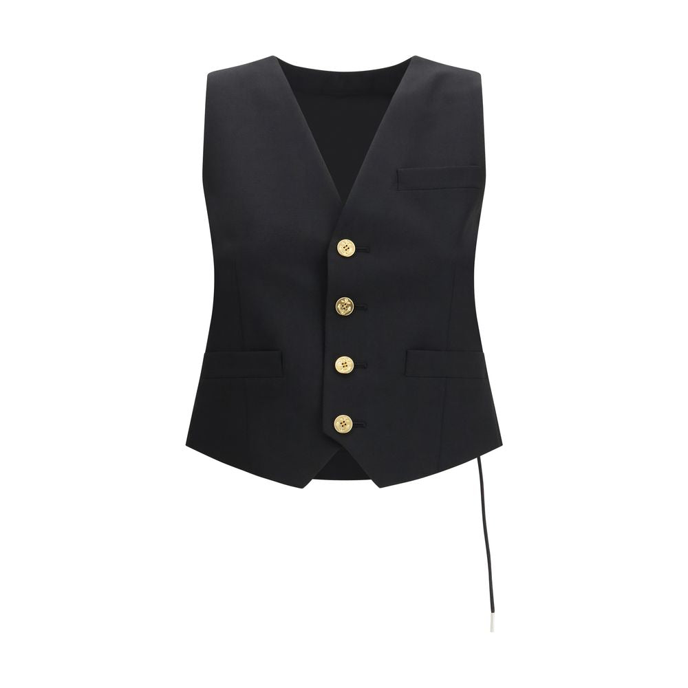 Sacai Black Polyester Waistcoat Main image