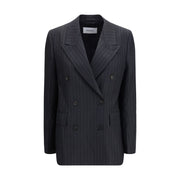 Ferragamo Gray Fleece Wool Blazer