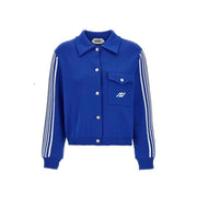 Autry Blue Nylon Cardigan