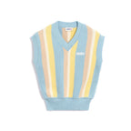 Autry Blue Cotton Waistcoat