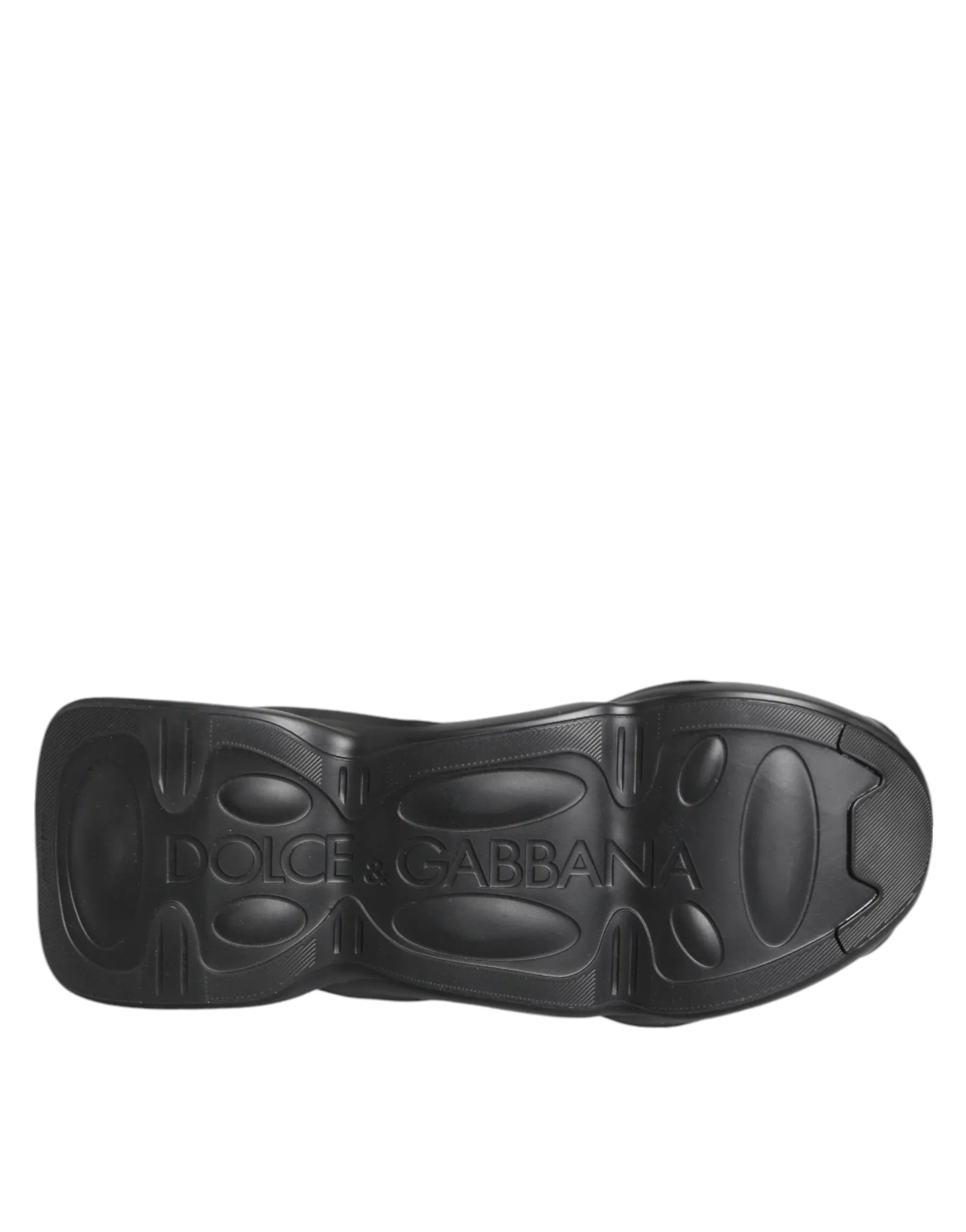 Dolce & Gabbana Black Slip On Wave Low Top Sneakers Shoes - Zachava