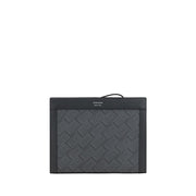 Ferragamo Black Polyethylene Clutch Bag