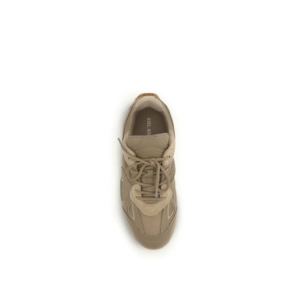 Axel Arigato Brown Calf Leather Bos Taurus Low Top Sneakers - Zachava