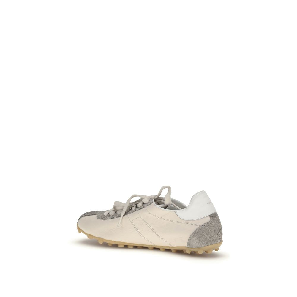 Margiela Beige Goatskin Athletic Sneakers