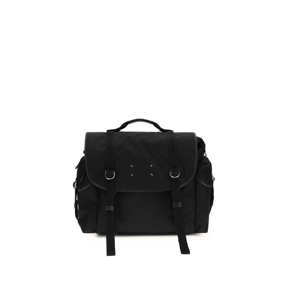 Margiela Black Calf Leather Bos Taurus Shoulder Bag