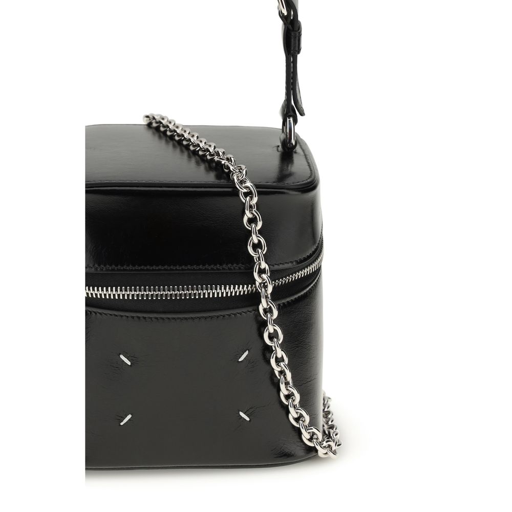 Margiela Black Calf Leather Bos Taurus Shoulder Bag