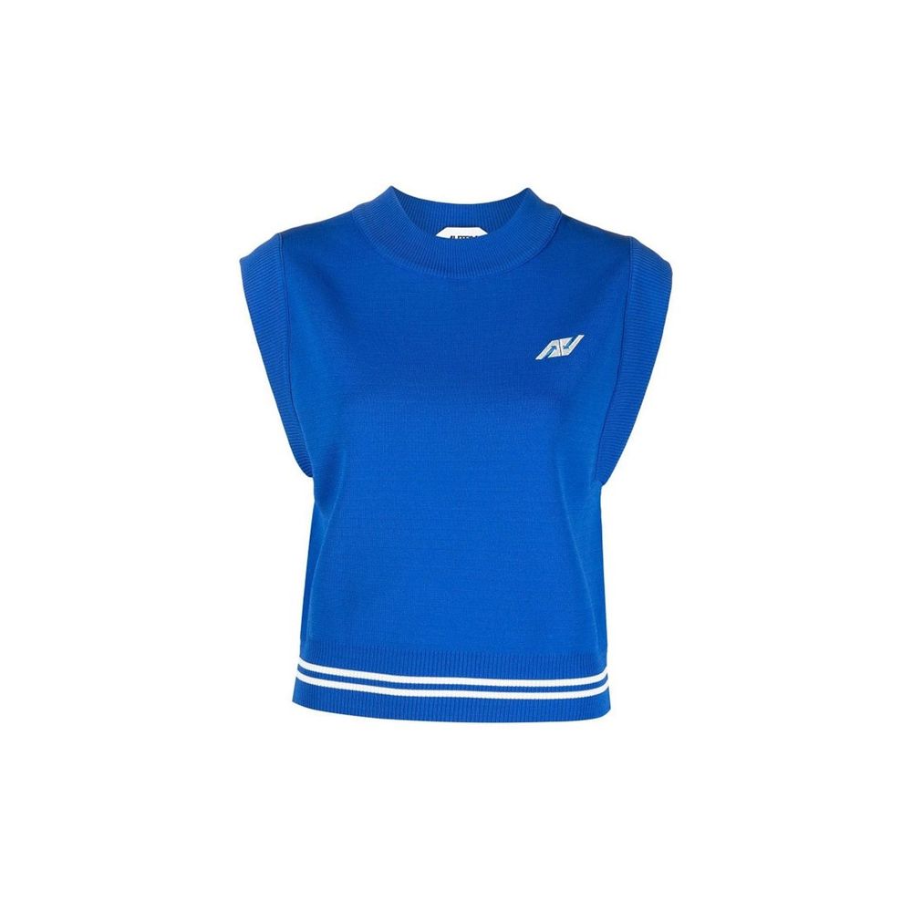 Autry Blue Nylon Waistcoat Main image