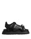 Dolce & Gabbana Black Logo Detailed Men Chunky Sandals Shoes