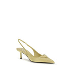 Prada Bicolor Calf Leather Bos Taurus Pumps