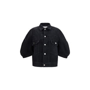 Sacai Black Cotton Denim Jacket