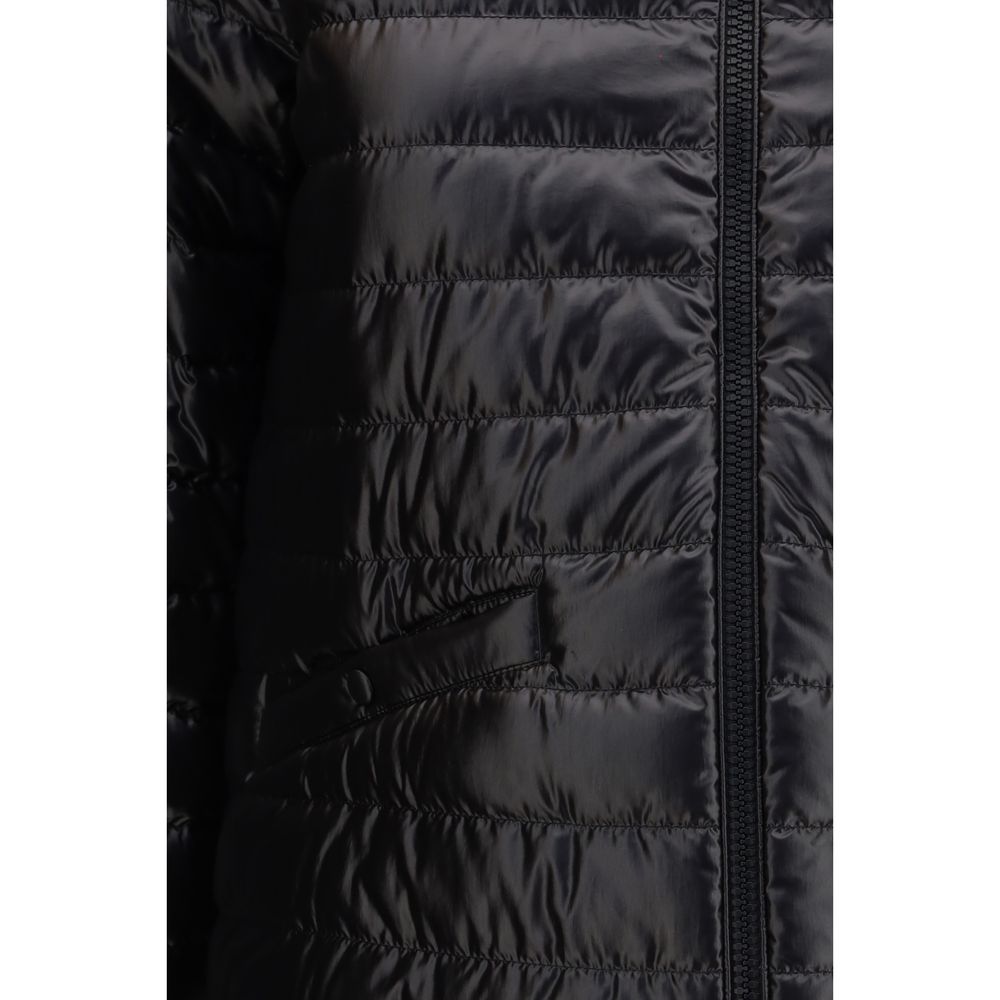 Moncler Black Polyamide Coat