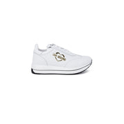 Love Moschino White Leather Low Top Sneakers