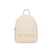 Love Moschino Beige Polyethylene Backpack