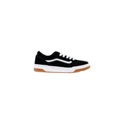 Vans Black And White Suede Leather Low Top Sneakers