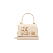 Love Moschino Beige Polyethylene Handbag