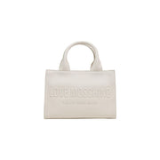 Love Moschino Beige Polyethylene Handbag
