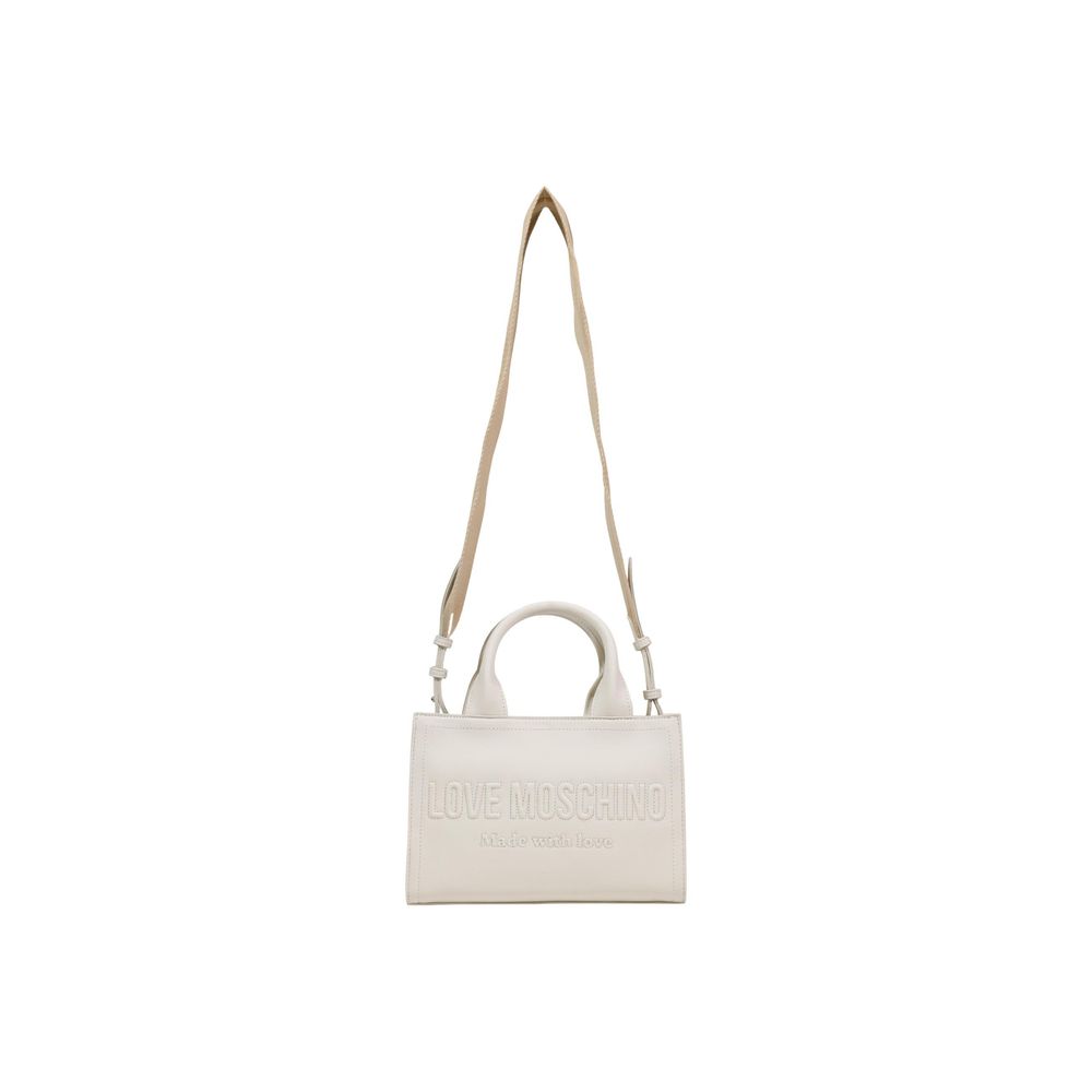 Love Moschino Beige Polyethylene Handbag