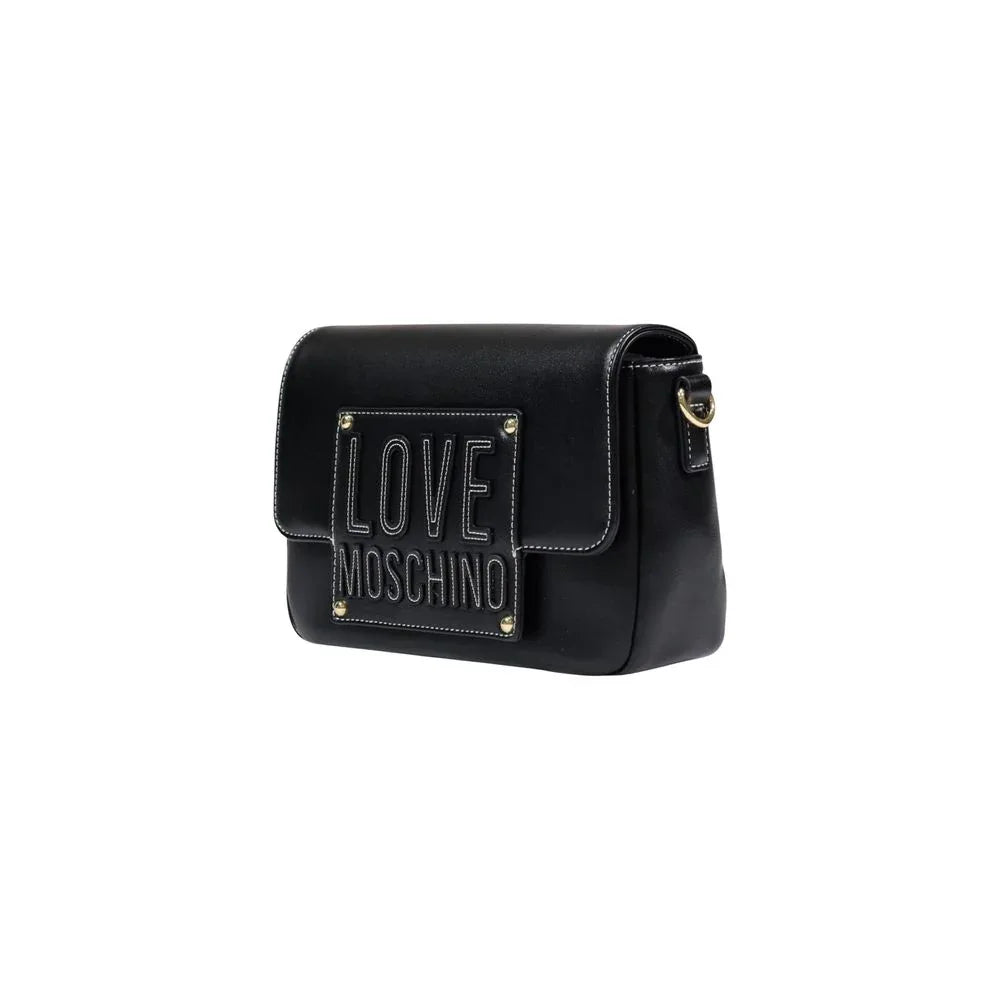 Love Moschino Black Polyethylene Handbag - Zachava