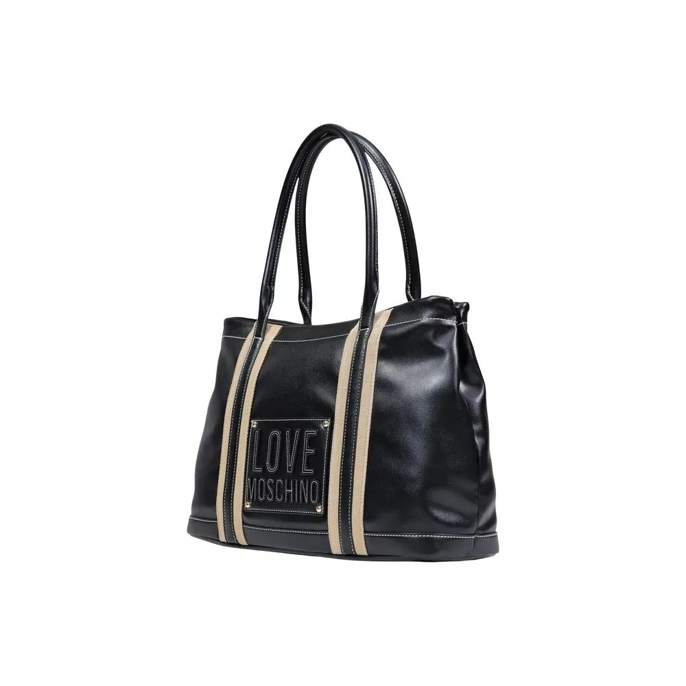 Love Moschino Black Polyethylene Handbag - Zachava