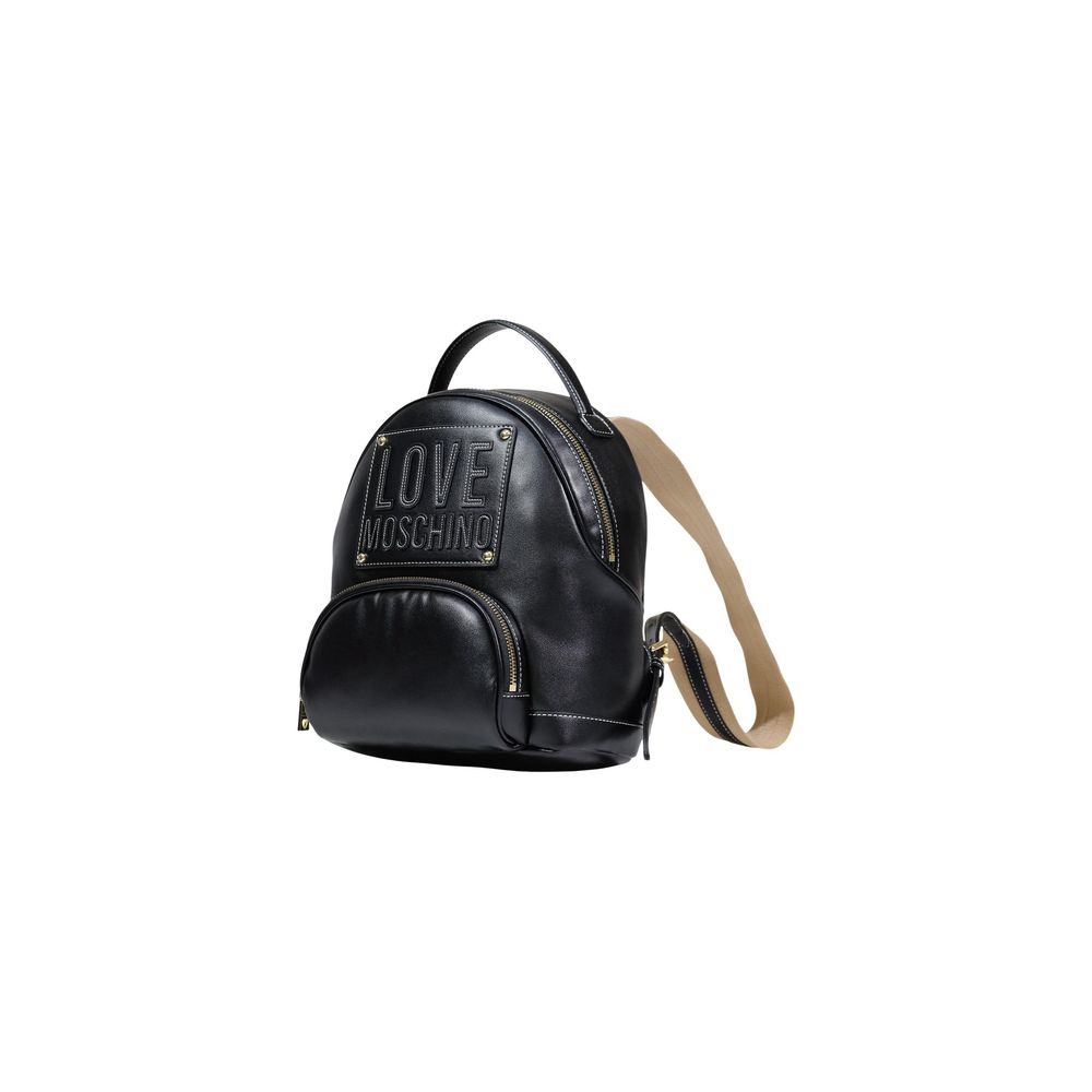 Love Moschino Black Polyethylene Backpack