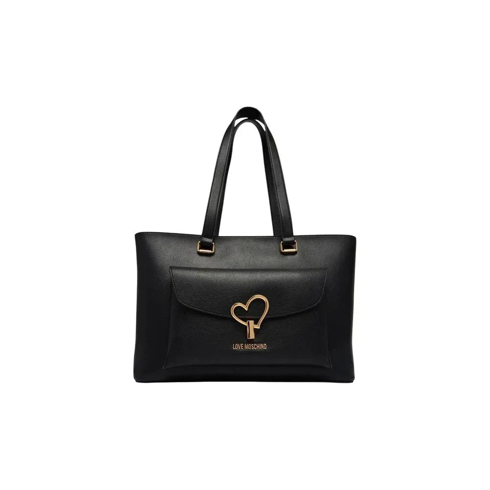 Love Moschino Black Polyethylene Handbag - Zachava