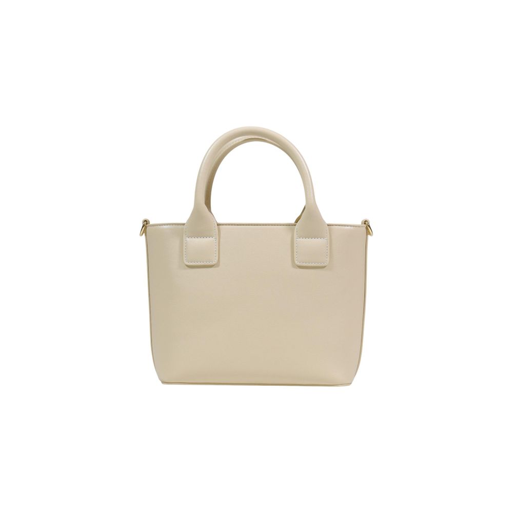 Love Moschino Cream Polyethylene Handbag