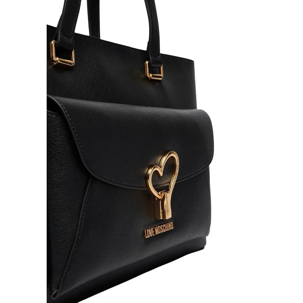 Love Moschino Black Polyethylene Handbag - Zachava
