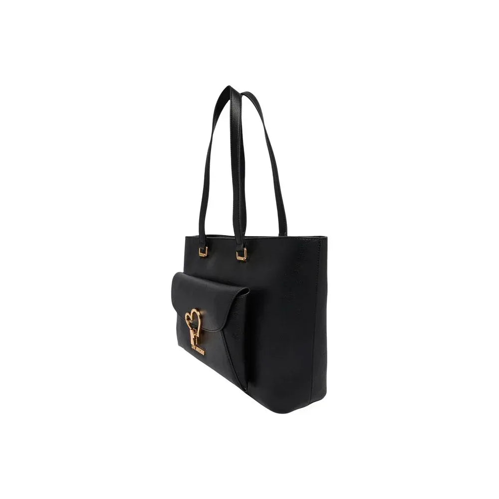 Love Moschino Black Polyethylene Handbag - Zachava