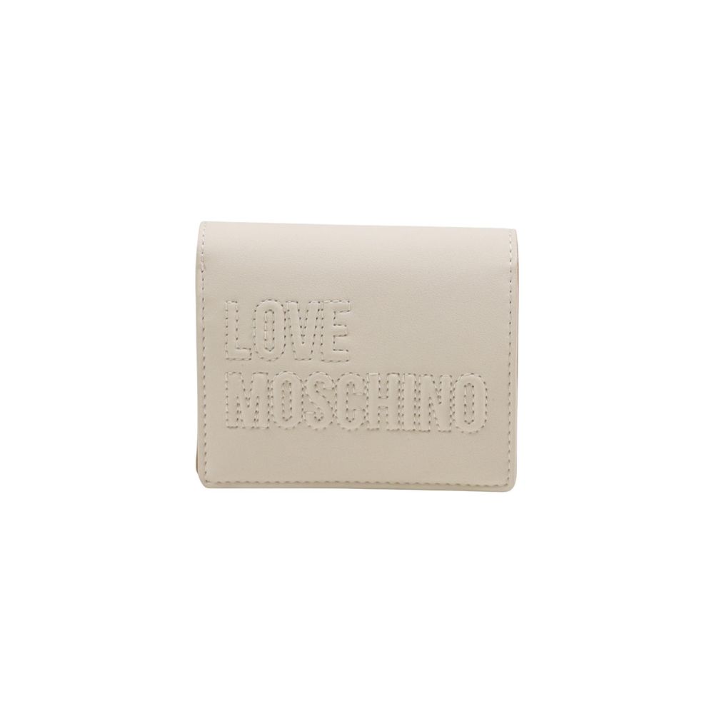 Love Moschino Beige Polyethylene Wallet