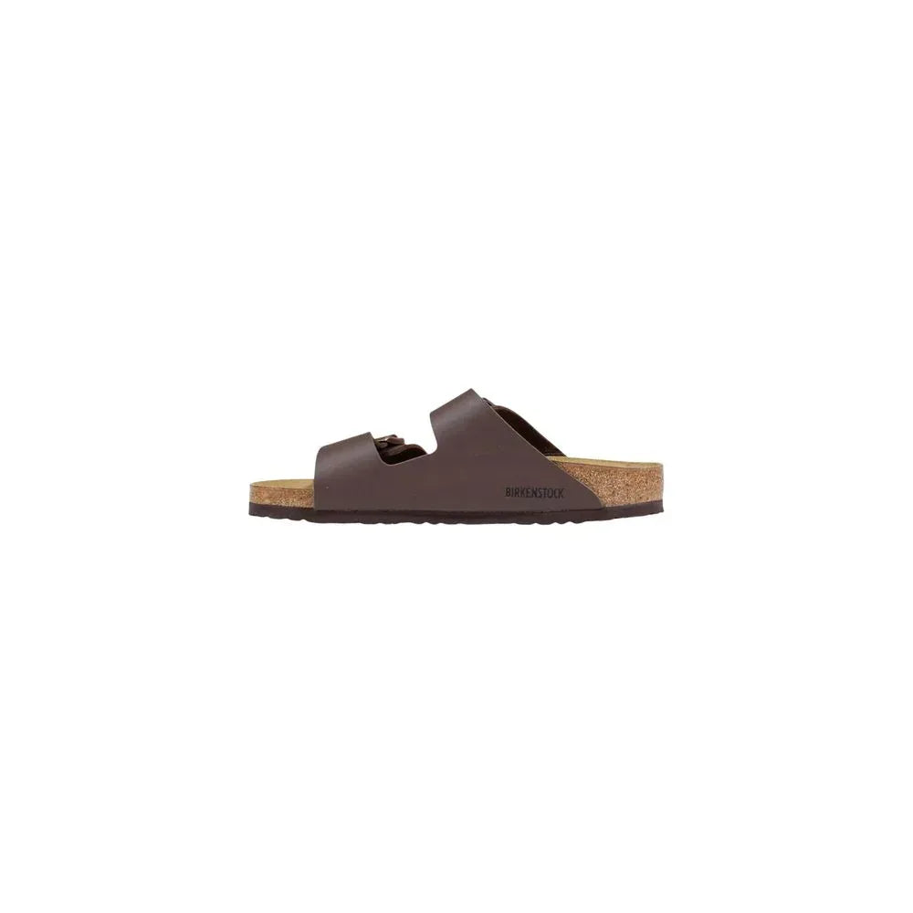 Birkenstock Brown Synthetic Flat Sandals - Zachava