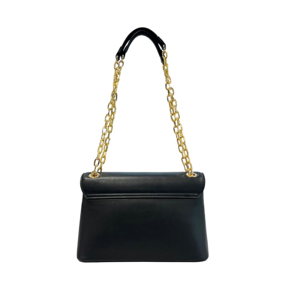 Twinset Black PU Women Crossbody Bag